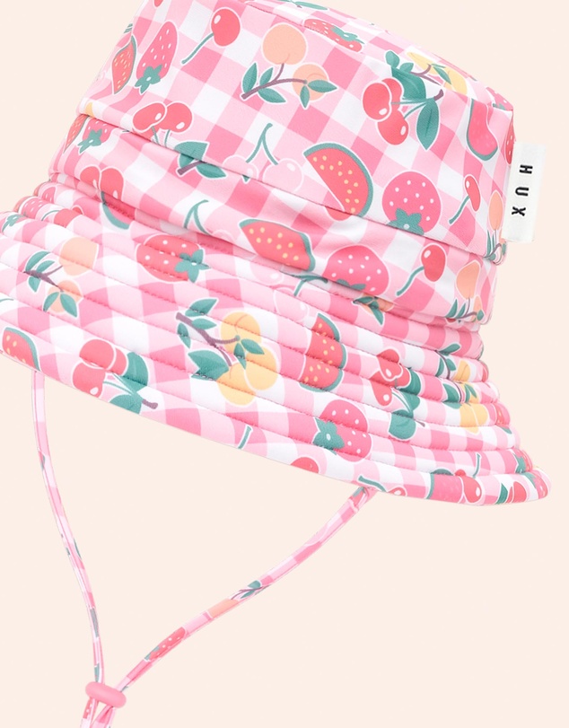 Huxbaby - Gingham Swimhat - ICONIC EXCLUSIVE - Babies-Kids