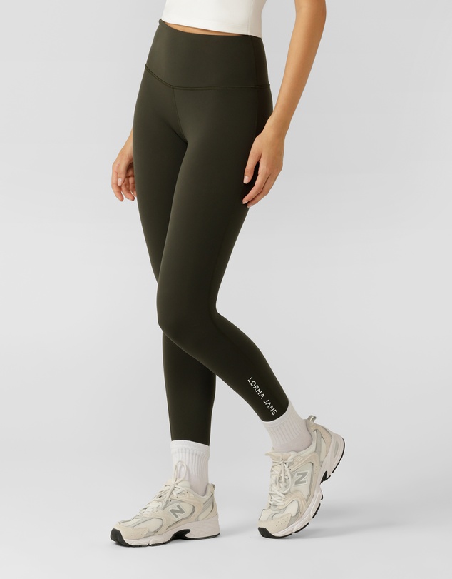 Lorna Jane - Lotus No Chafe Phone Pocket Ankle Biter Leggings