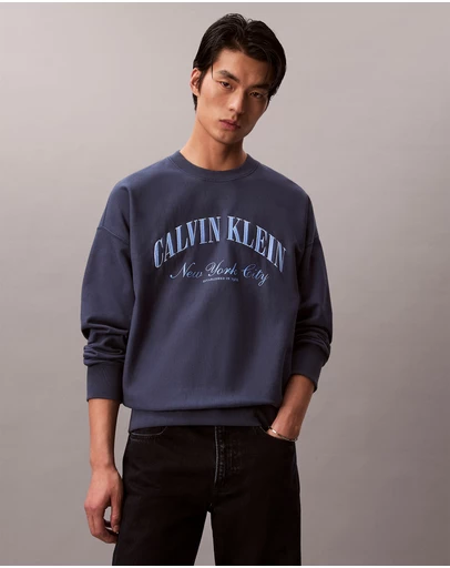 Calvin Klein Jeans - Terry Logo Graphic Relaxed Sweatshirt