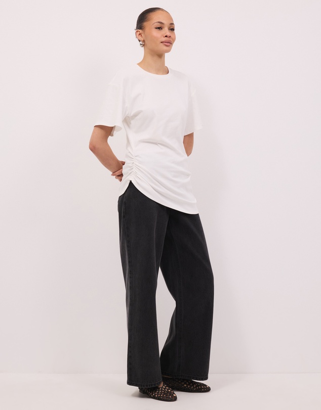 Calli - Gaia Mid Rise Wide Leg Jeans