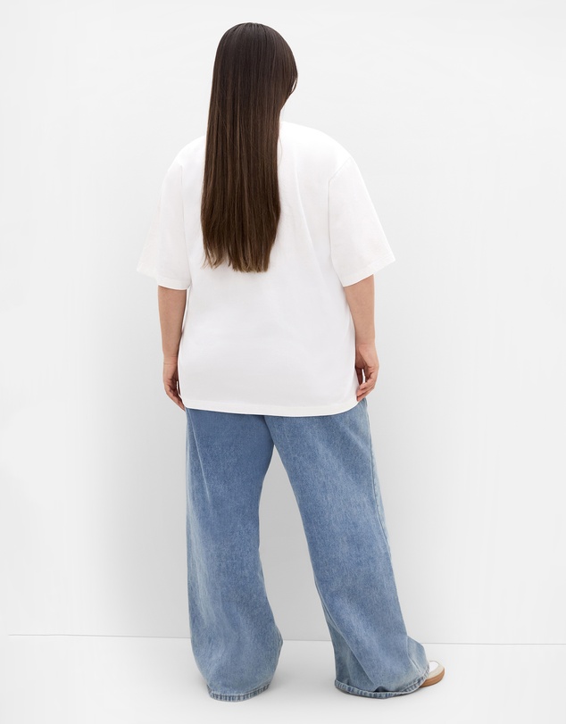 City Chic - Tarot Oversized Cotton Tee