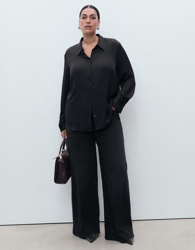 M.N.G - High-Waisted Wide-Leg Jeans