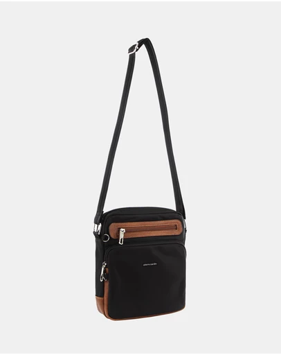 Pierre Cardin - Pierre Cardin Nylon Anti-Theft Cross Body Bag