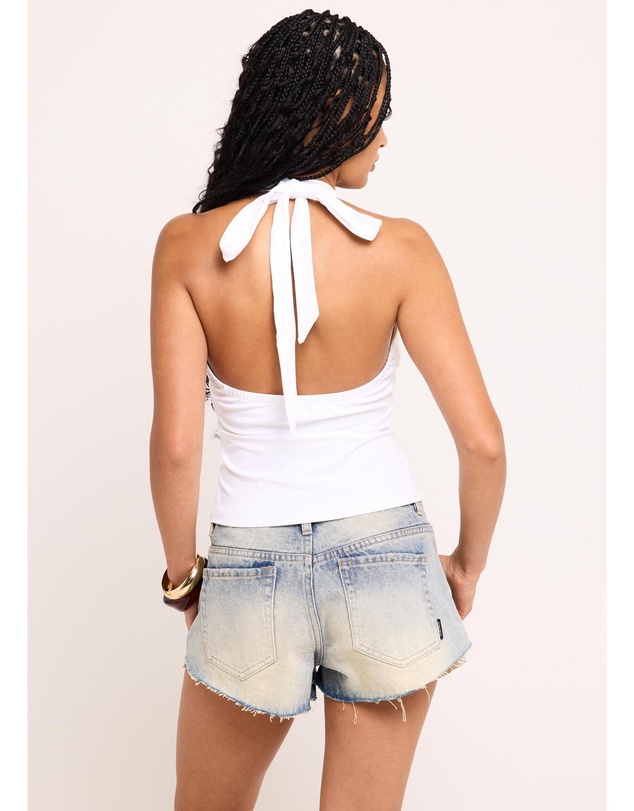 General Pants Co. Basics - Plunge Halter Top