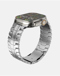 Friendie - Stainless Steel Link Bracelet Band (Ultra Style) - Darwin Ultra - Apple Watch Compatible