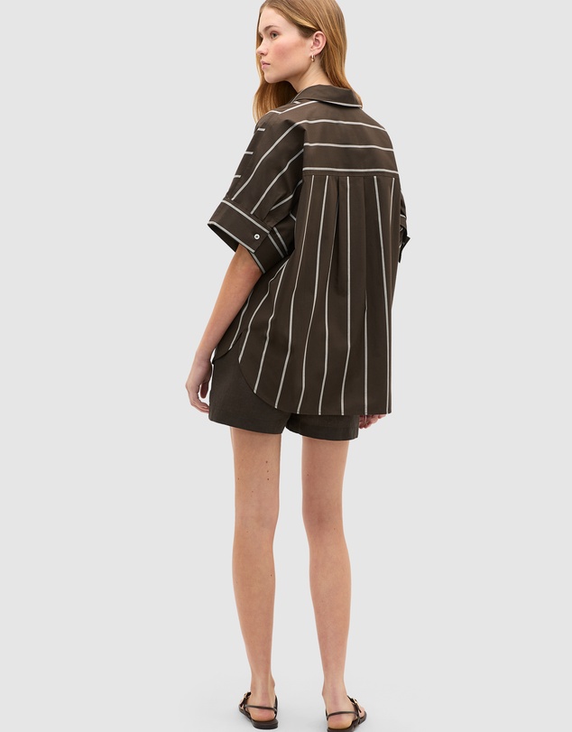 Seed Heritage - Cotton Stripe Pocket Shirt