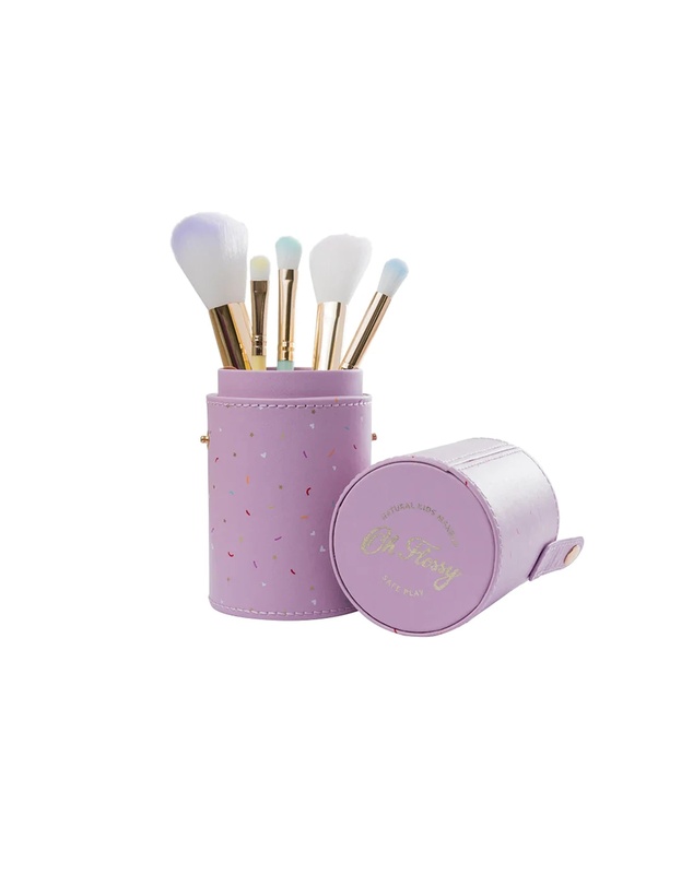 Oh Flossy - 5 Piece Rainbow Brush Set