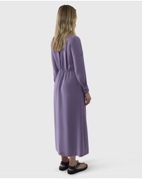 Farage - Cinched Waist Shirtdress