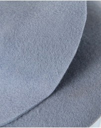 Max Alexander - Felt Winter Blue Pillbox Fascinator