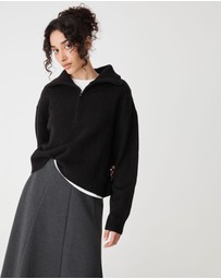 Forcast - Marnie Half Zip Jumper