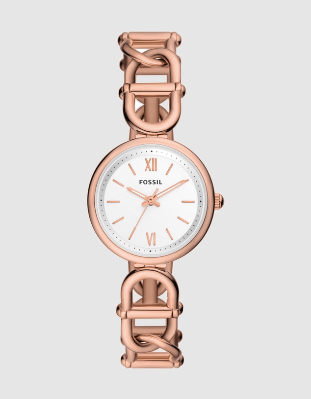 Fossil - Carlie Rose Gold Tone Analogue Watch