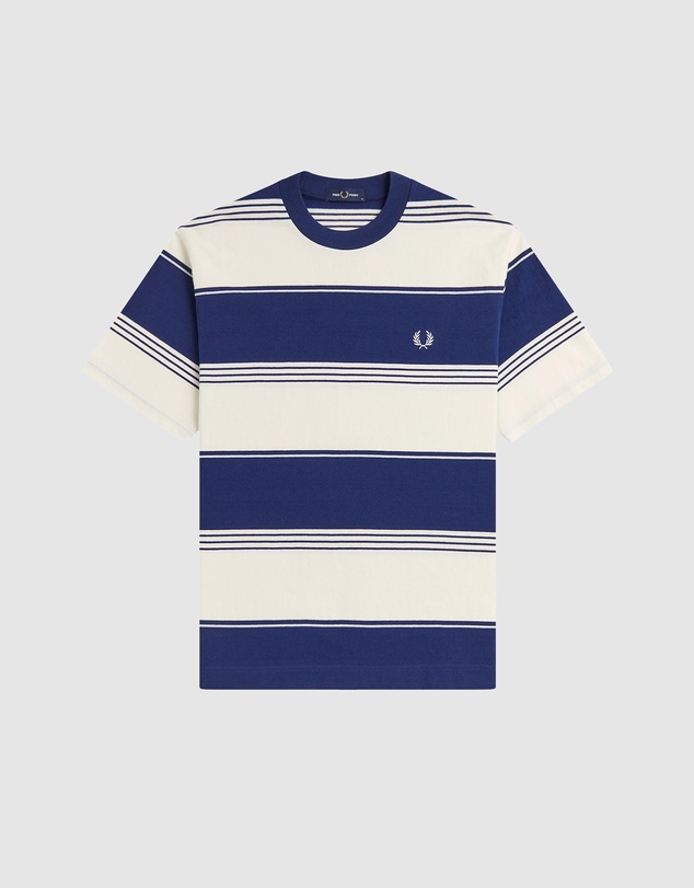 Fred Perry - Heavyweight Striped T-Shirt