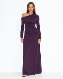 Dazie - She's All That LS Jersey Maxi Dress