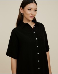 The Fated - Finesse Relaxed Shirt Dress