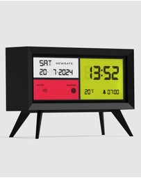 Newgate - Newgate Spectronoma Lcd Alarm Clock Matte Black