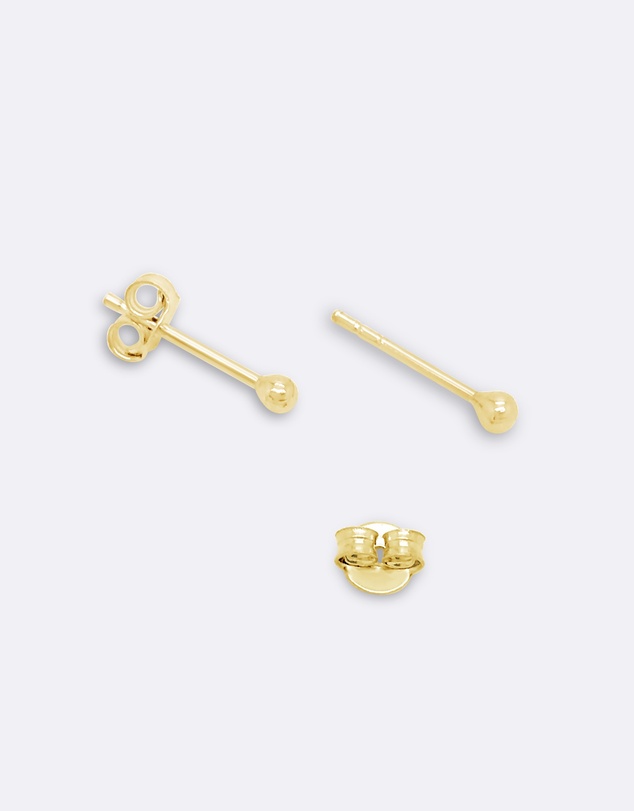 Ichu - Tiny Gold Ball Studs