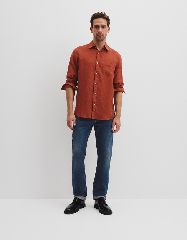 Country Road - Organically Grown Linen Regular Fit Shirt