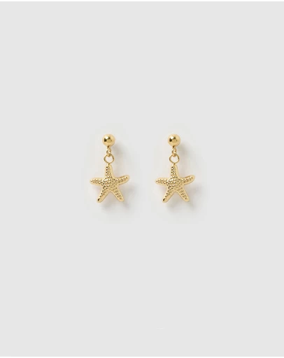 Arms Of Eve - Neptune Gold Earrings