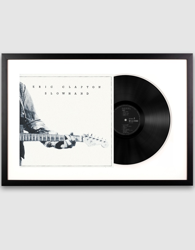 iWorld - Framed Eric Clapton Slowhand 35th Anniversary Vinyl Album Art