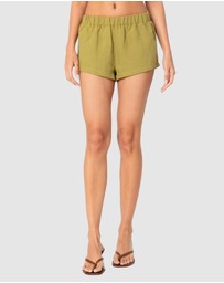 EDIKTED - Arden Linen Look Shorts