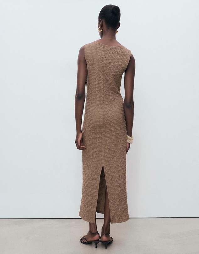 M.N.G - Fitted Textured Dress