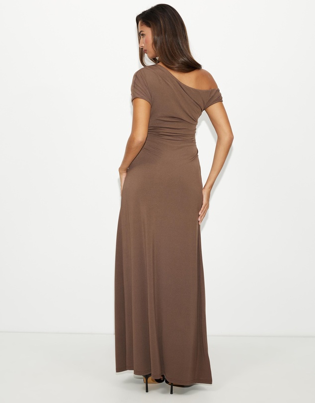 Dazie - Mojito Draped Maxi Dress