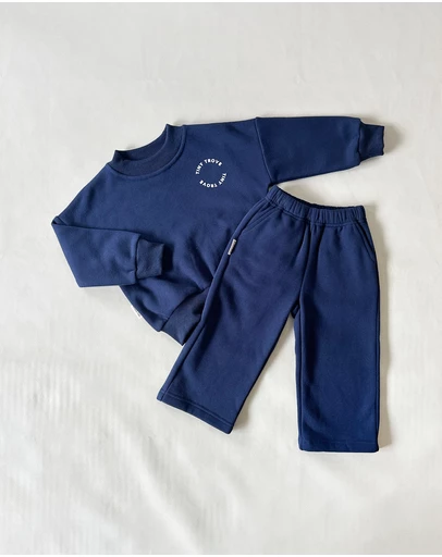 Tiny Trove - Oslo Wide Leg Tracksuit Set - Babies-Kids