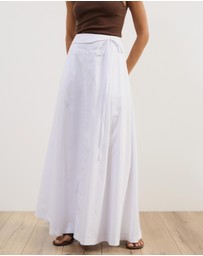 Atmos&Here - Tova Belt Detail Maxi Skirt