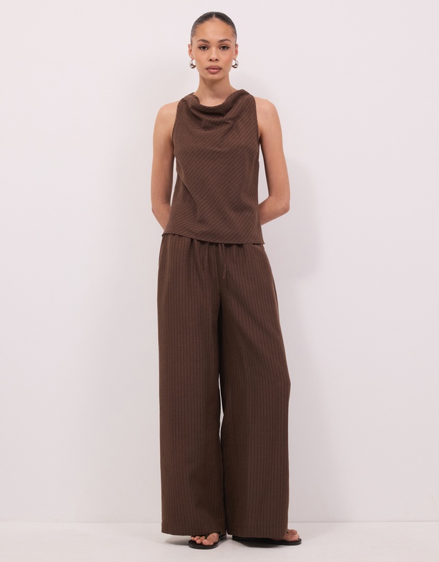 Calli - Andy Pinstripe Wide Leg Pants
