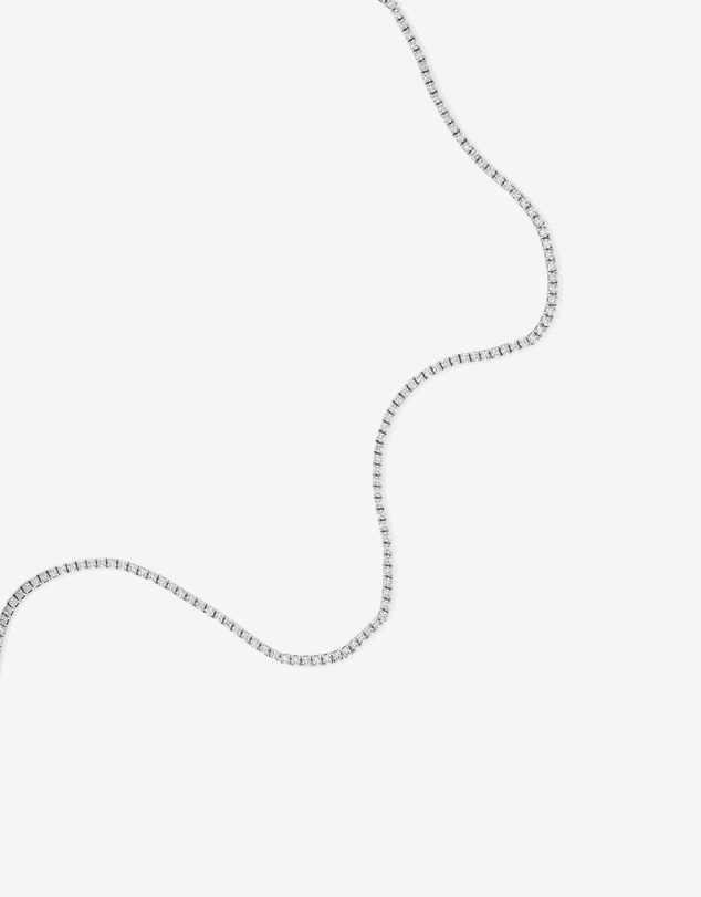 Michael Hill - Cubic Zirconia Tennis Necklace in Sterling Silver