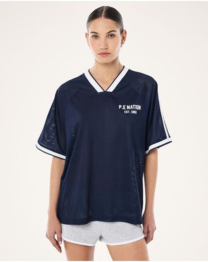 Dark Navy & White