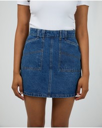All About Eve - Becca Skirt Heritage Blue