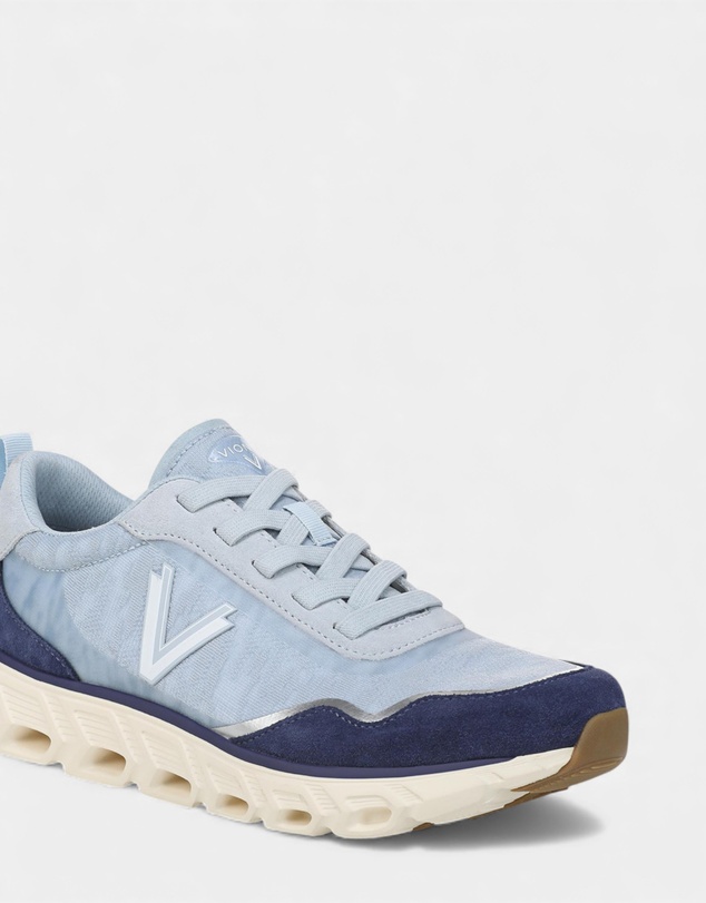 Vionic - Presley Lace-Up Sneaker - Blue Mist