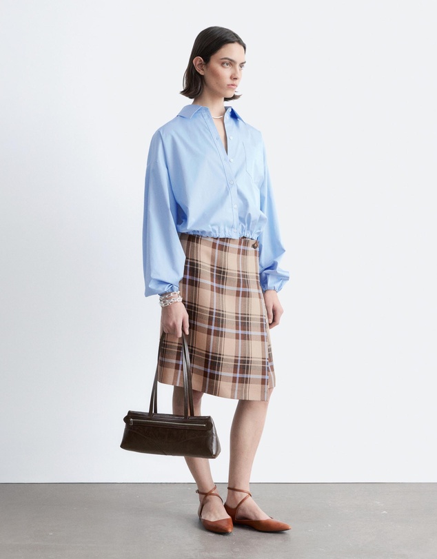 & Other Stories - Cropped Drawstring Shirt