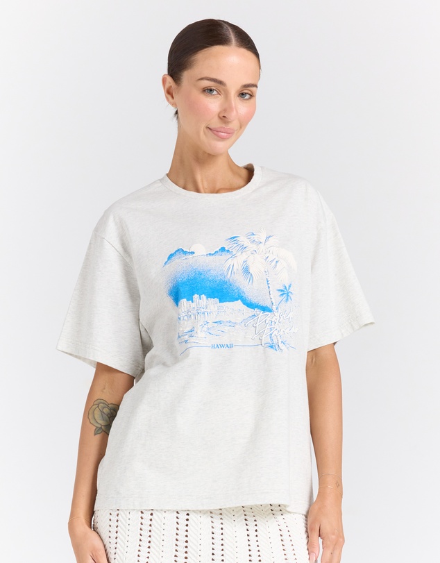 Poolside Paradiso - Paradise Tee - Silver Marle