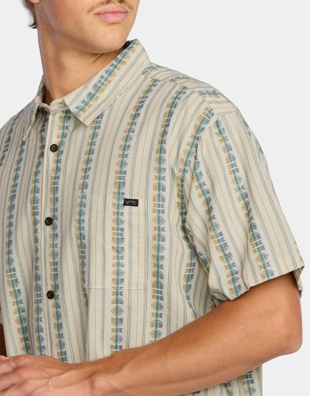 Billabong - Mens Sundays Jaquard Short Sleeve Shirt