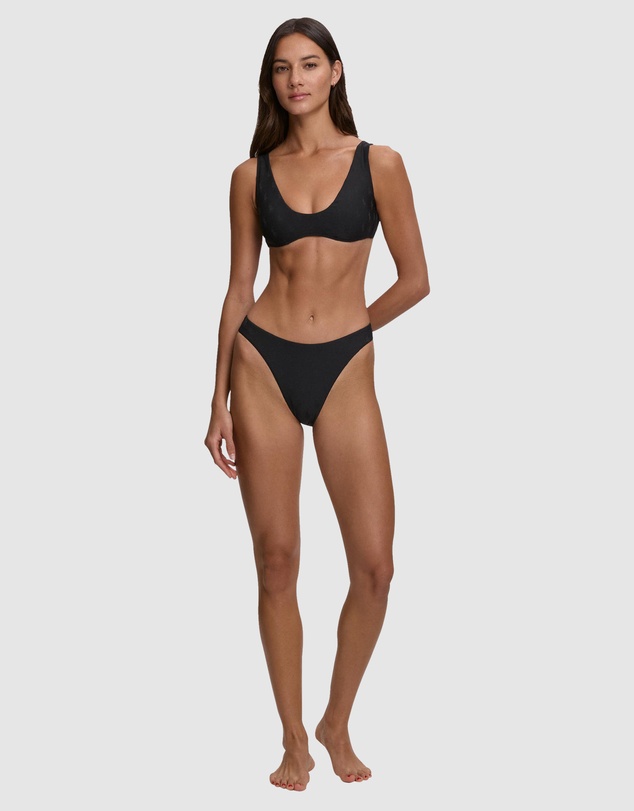 Polo Ralph Lauren - Logo Jacquard Deep Scoop Bikini Top