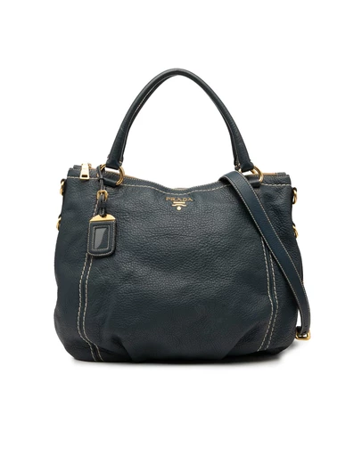Pre-Loved by Azura Reborn - Pre-Loved Vitello Daino Zip Top Satchel