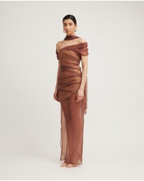 TOJHA - MARCELINE ASYMMETRICAL MAXI DRESS
