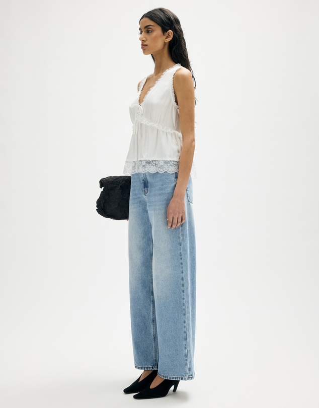 Minima Esenciales - Elina Lace Trim Top