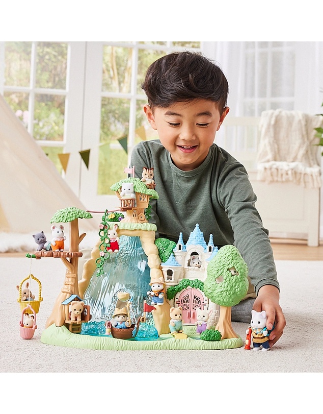 Sylvanian Families - Exciting Exploration Set Latte Cat Brother and Baby