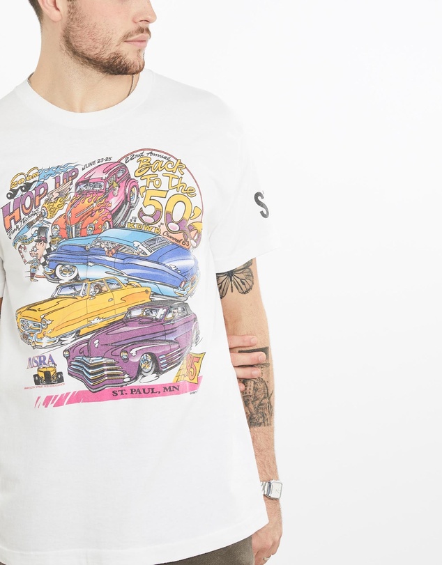 Vintage by The Real Deal - Pre Loved - Vintage 1995 Back To The 50s Auto Tee