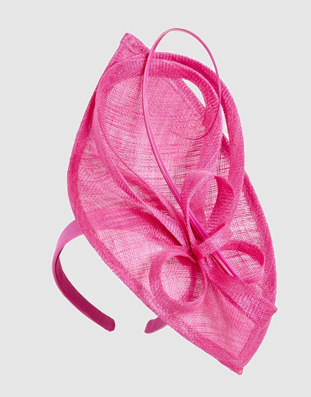 Max Alexander - Tall Fuchsia Racing Fascinator