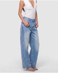 Abrand - 95 Barrel Crop Jeans - ICONIC EXCLUSIVE