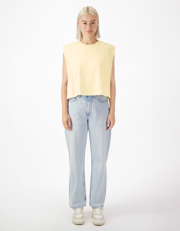 American Apparel - Heavyweight Garment Dyed Women's Muscle T-Shirt