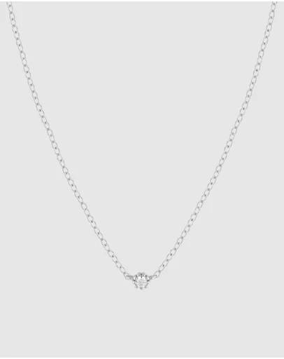 HOUSE OF SLANI - Dainty Sofia Silver Necklace