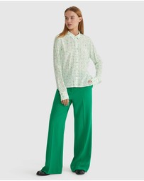 Oxford - Poppy Geo Print Blouse