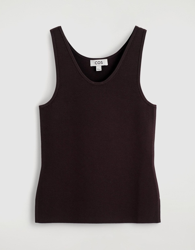 COS - Knitted Scoop-Neck Tank Top