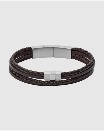 Fossil - Casual Texture Black Bracelet JF02934040