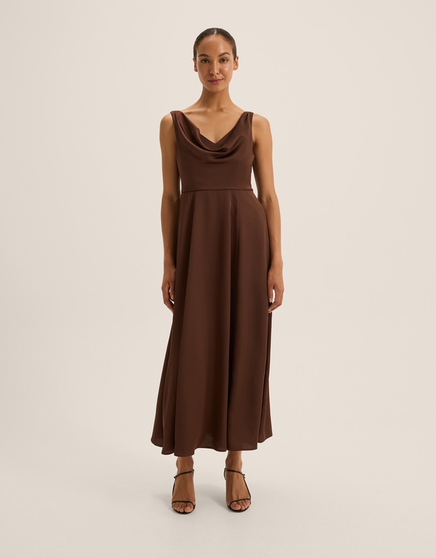 Review - Montague Cowl Neck Dress